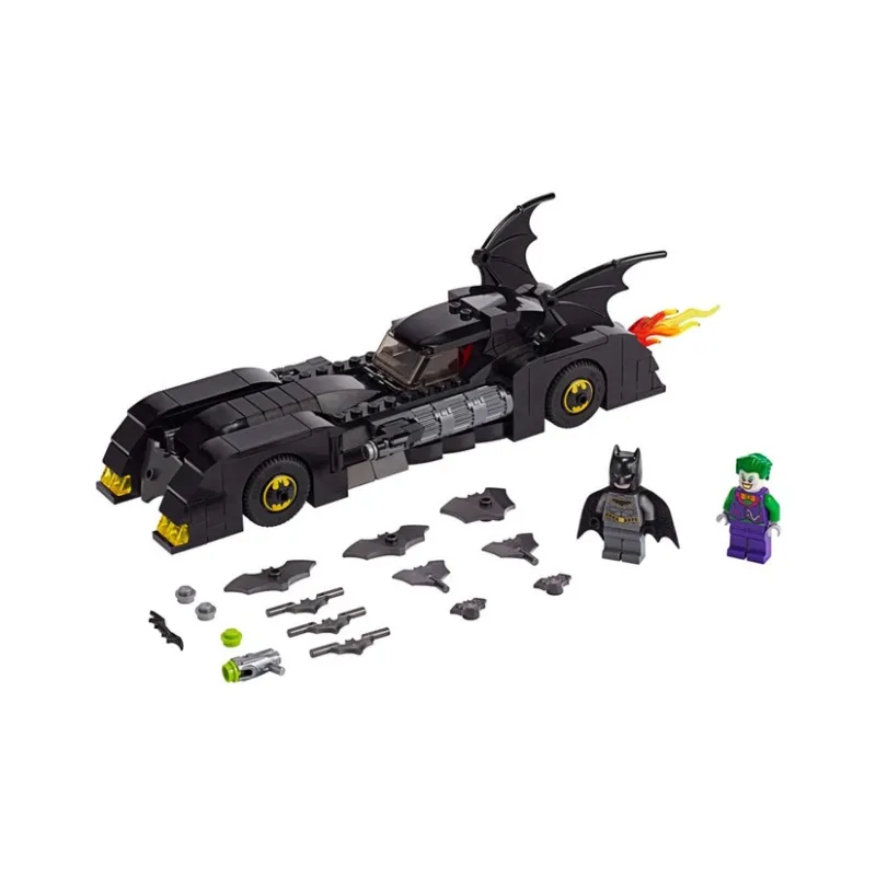 LEGO Super Hero Collection Batman And The Batmobile In Pursuit Of Joker Building Blocks 342 76119-0