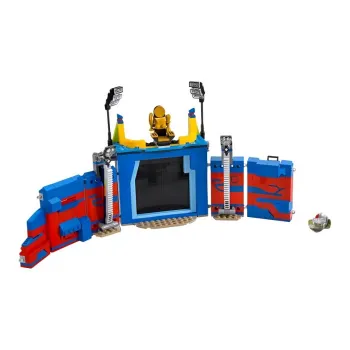 LEGO Super Hero Collection Thor Marvel Thor Battles Hulk Building Blocks 301 600pcs 76088