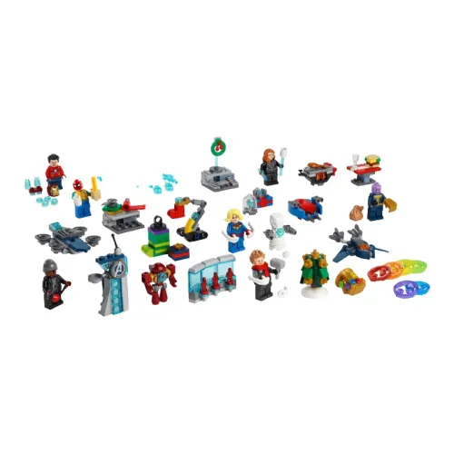 LEGO Spider Man, Thor God Of Thunder, Captain Marvel, Black Widow Marvel Superhero Building Blocks 0 300pcs 76196