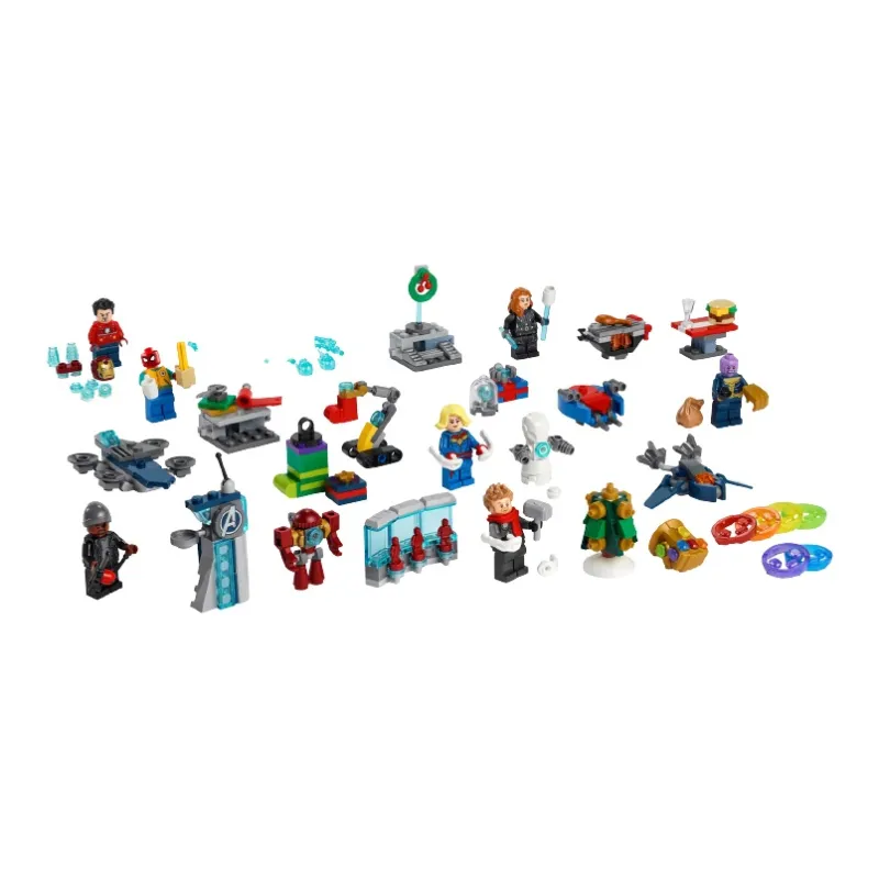 LEGO Spider Man, Thor God Of Thunder, Captain Marvel, Black Widow Marvel Superhero Building Blocks 0 300pcs 76196-0