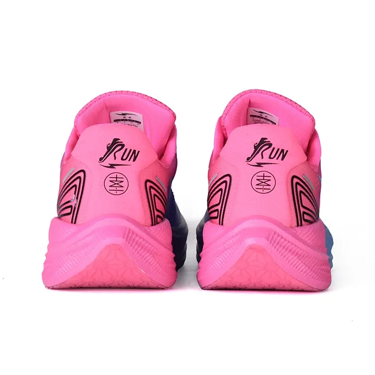 Against the grain Running Shoes Unisex Low Top Cerulean Pink-5