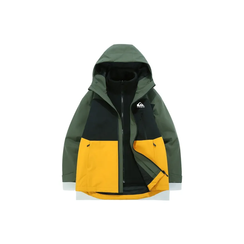 Quiksilver Hiking Water-Resistant Windbreaker Jacket Unisex-0