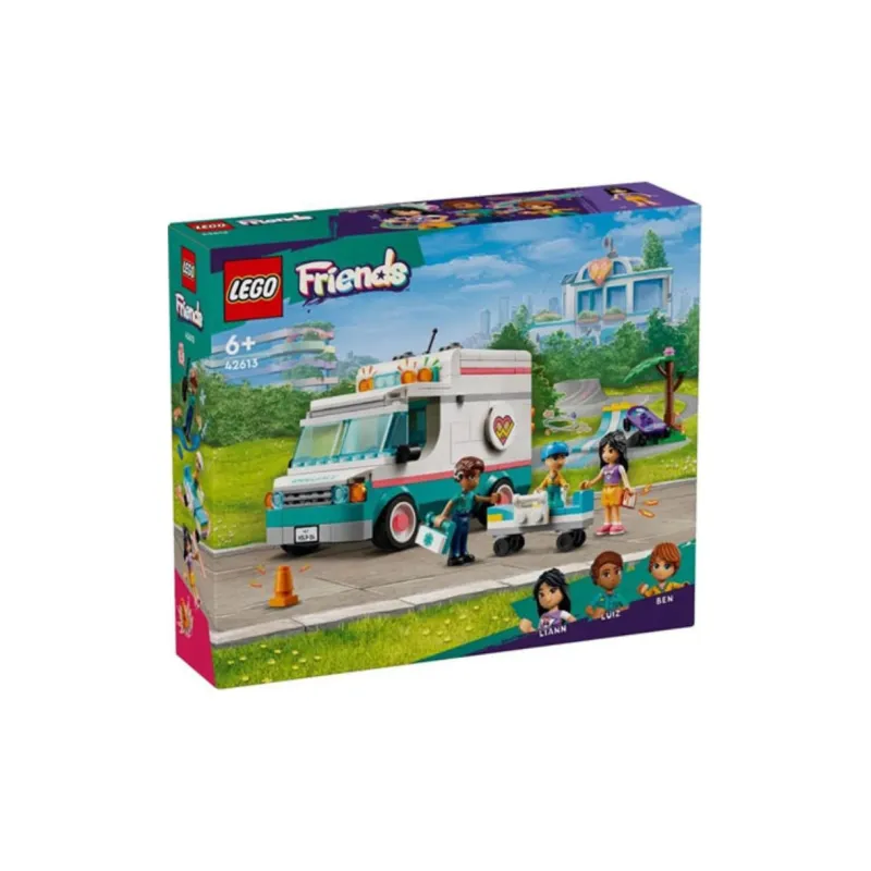 LEGO Good Friend Collection Heart Lake City Hospital Ambulance Building Blocks 344pcs 42613-5