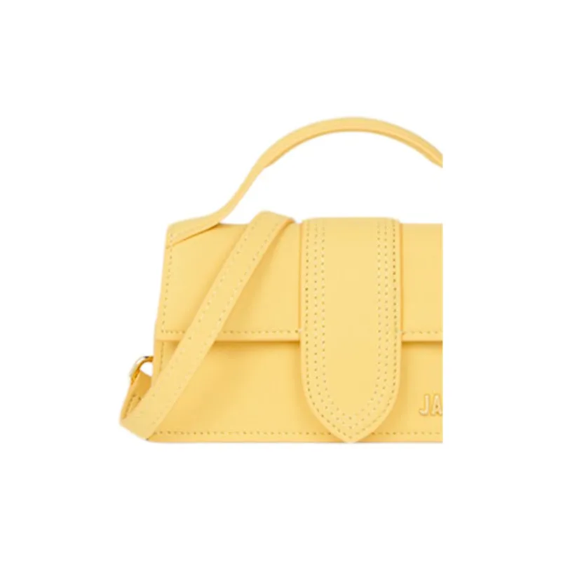 Jacquemus Cow Leather Shoulder Bag Crossbody Bag Handbag Mini Women's Gold-3