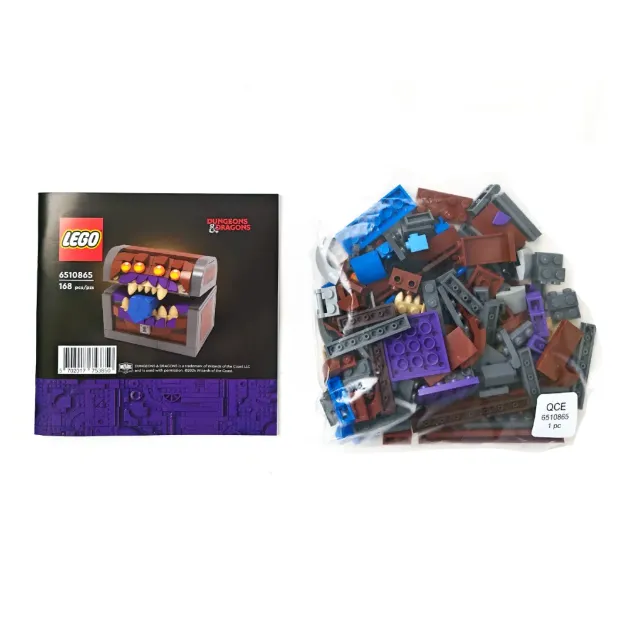 LEGO Giveaway Collection Dungeons & Dragons  Treasure Chest Monster Building Blocks 168pcs 6510865-2