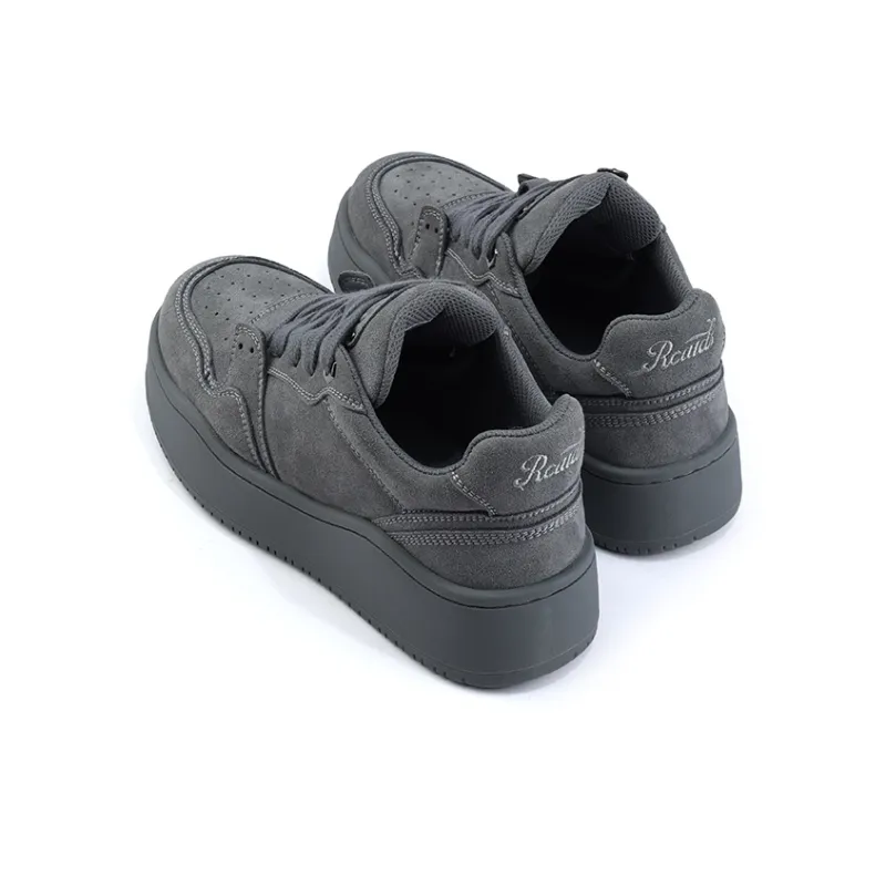 Uinnate Low-Top Skateboard Shoes Unisex Gray-2