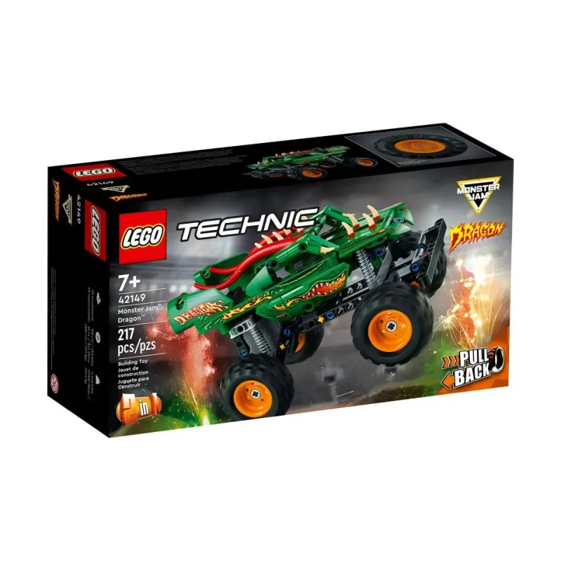 LEGO Monster Jam Dragon Building Blocks-2