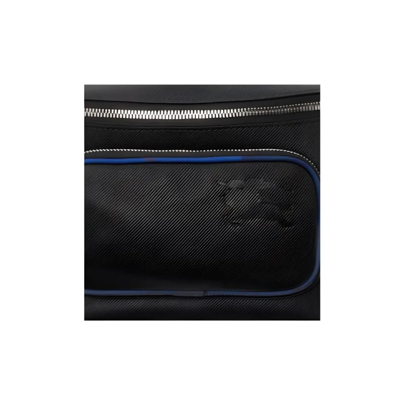 Burberry Calfskin Fanny Pack, Crossbody Bag Men's Black-2