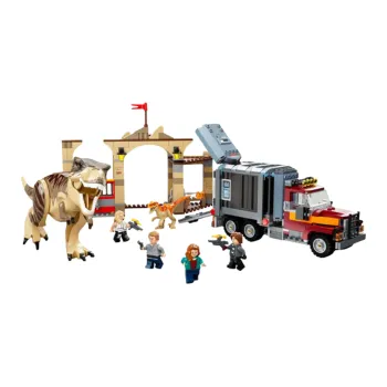LEGO Jurassic World Collection Tyrannosaurus Rex And Savage Dinosaur Building Blocks 466 Pcs 76948