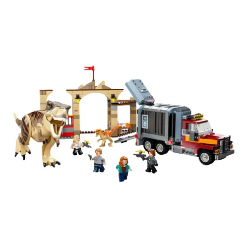 LEGO Jurassic World Collection Tyrannosaurus Rex And Savage Dinosaur Building Blocks 466 Pcs 76948