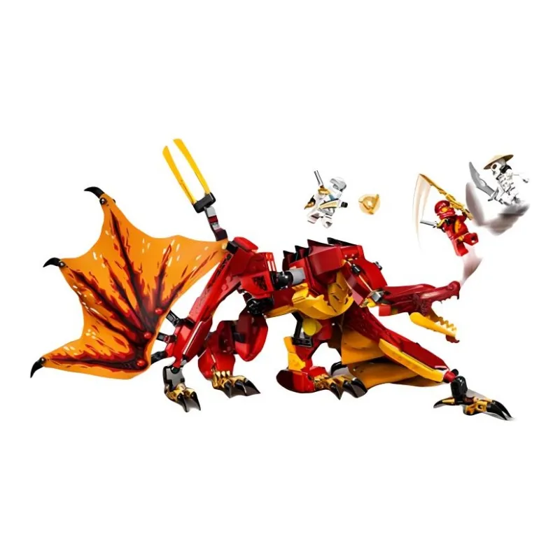 LEGO Phantom Ninja Collection Flame Shenron's Attack Building Blocks 563pcs 71753-1