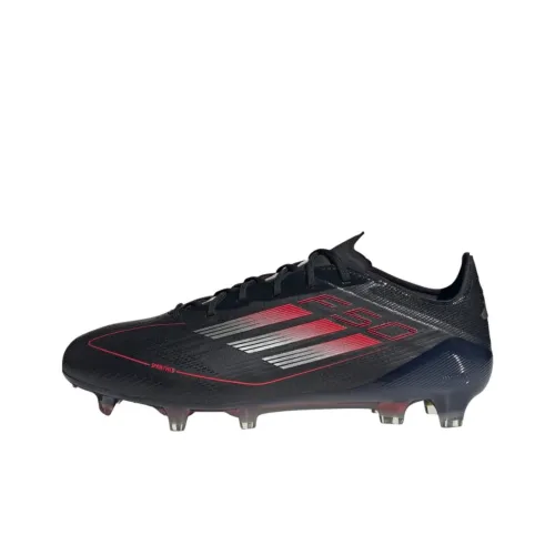 Adidas F50 ELITE Anti Slip Wear Resistant Soccer Shoes Unisex Black Red