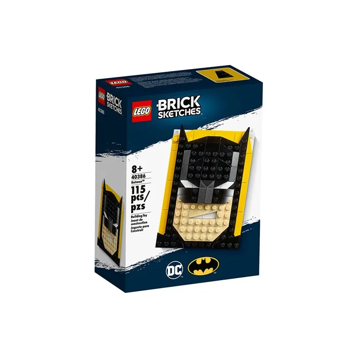 LEGO DC Building Block Sketch Batman Building Blocks 40386-1