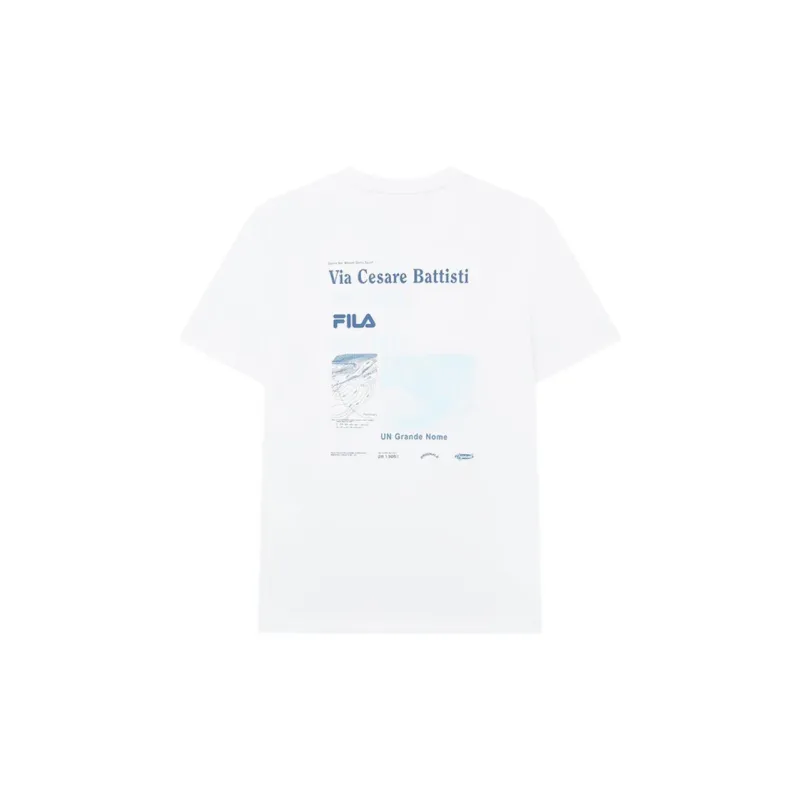 FILA T Shirts Men Rinse Snow-1