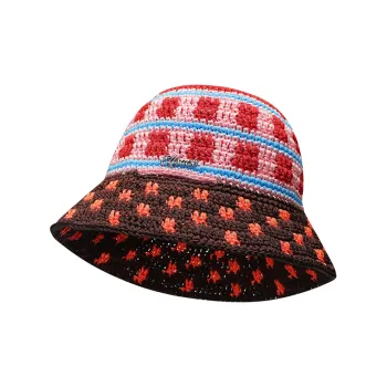ELF SACK Knitted Fabric Bucket Hats Women's