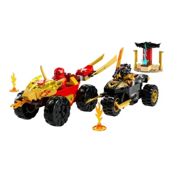 LEGO Kai And Ras's Car And Bike Battle Building Blocks 71789