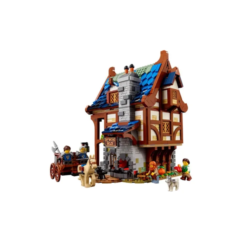 LEGO IDEAS Medieval Blacksmith Shop Building Blocks 21325-2