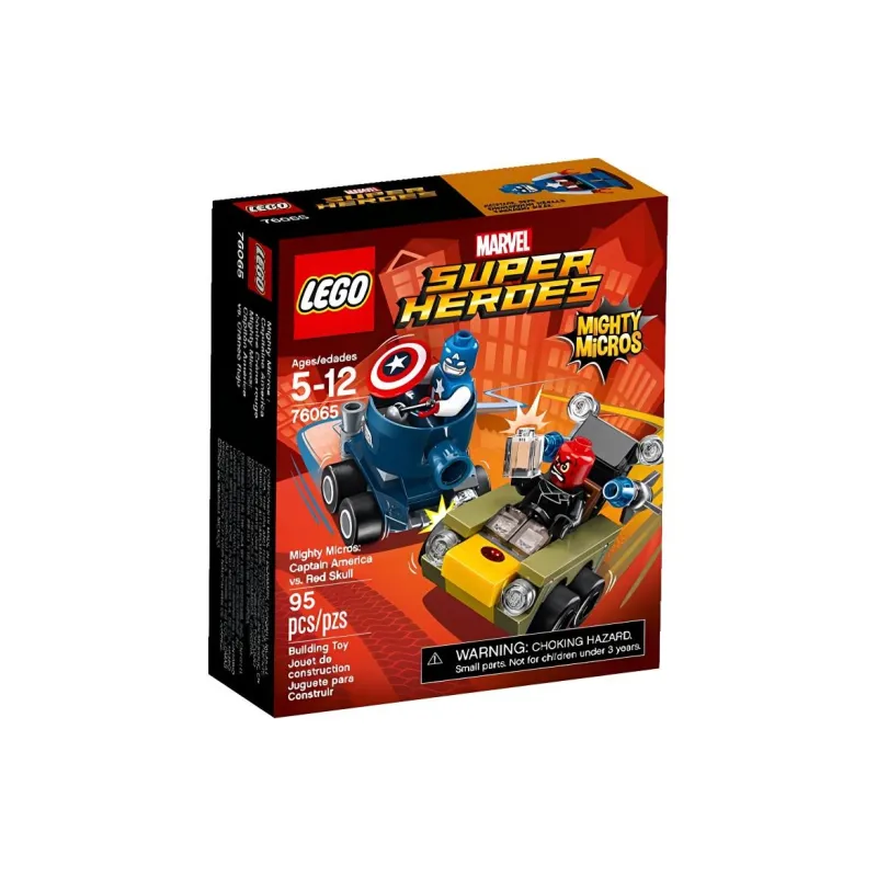 LEGO Marvel Superhero Collection Captain America Vs. Red Skeleton Building Blocks 95pcs 76065-3
