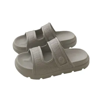 Thin Strips Slippers Women's, Premium Gray