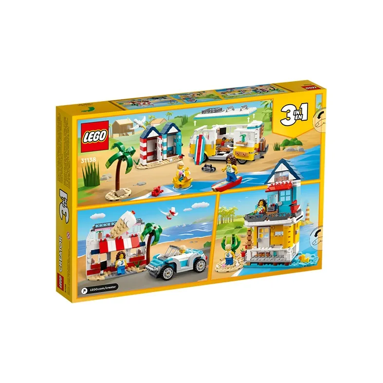 LEGO Beach Camper Van Building Blocks 31138-1