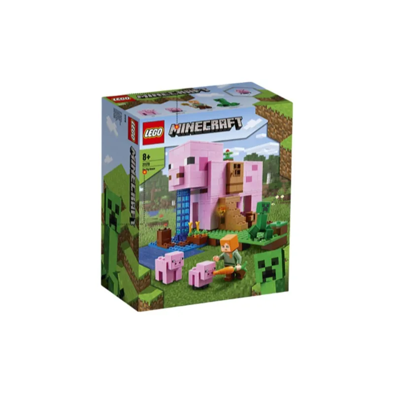 LEGO My World Collection Overworld Piggy House Building Blocks 490 21170-1