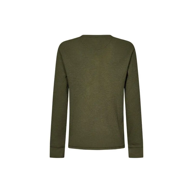 Ralph Lauren Waffle knit Henley Top-1
