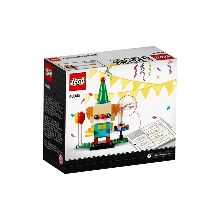 LEGO Brickheadz Birthday Joker Building Blocks 0-300pcs 40348-2