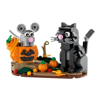 LEGO Halloween Cat & Mouse Building Blocks 40570