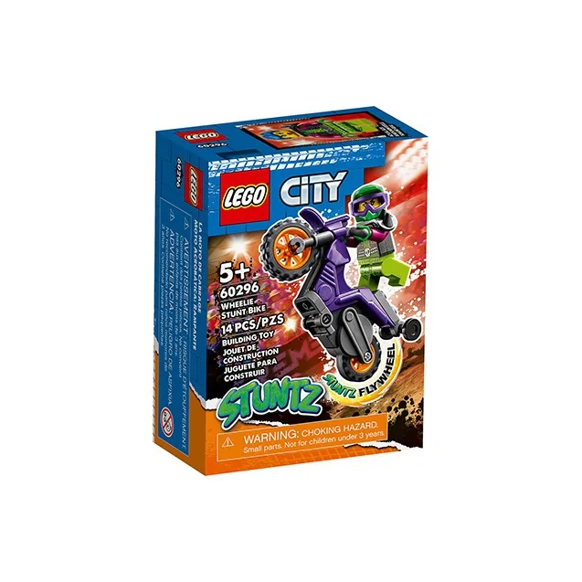 LEGO City Collection Motorcycle Rear Wheel Support For Stunts Building Blocks 60296-1