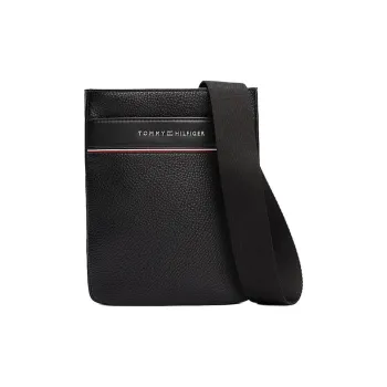 Tommy Hilfiger Polyurethane Crossbody Bag Unisex Black