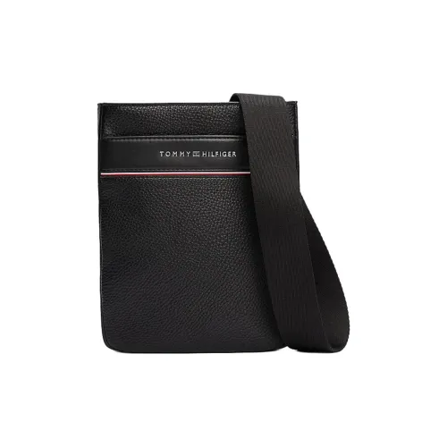 Tommy Hilfiger Polyurethane Crossbody Bag Unisex Black
