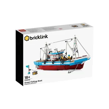 LEGO Bricklink Large Fishing Boat Building Blocks 1609pcs 910010