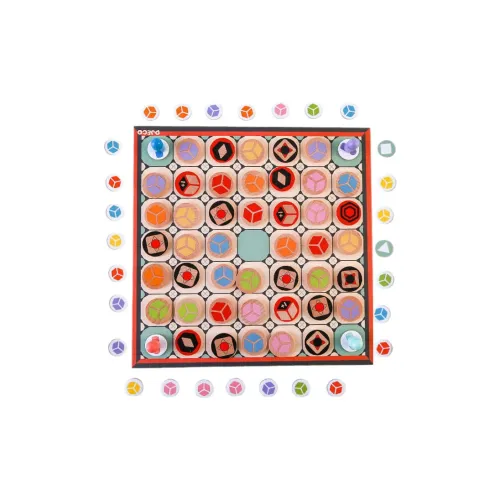 DJECO Star Lattice Jumping Chess Puzzle Board Games