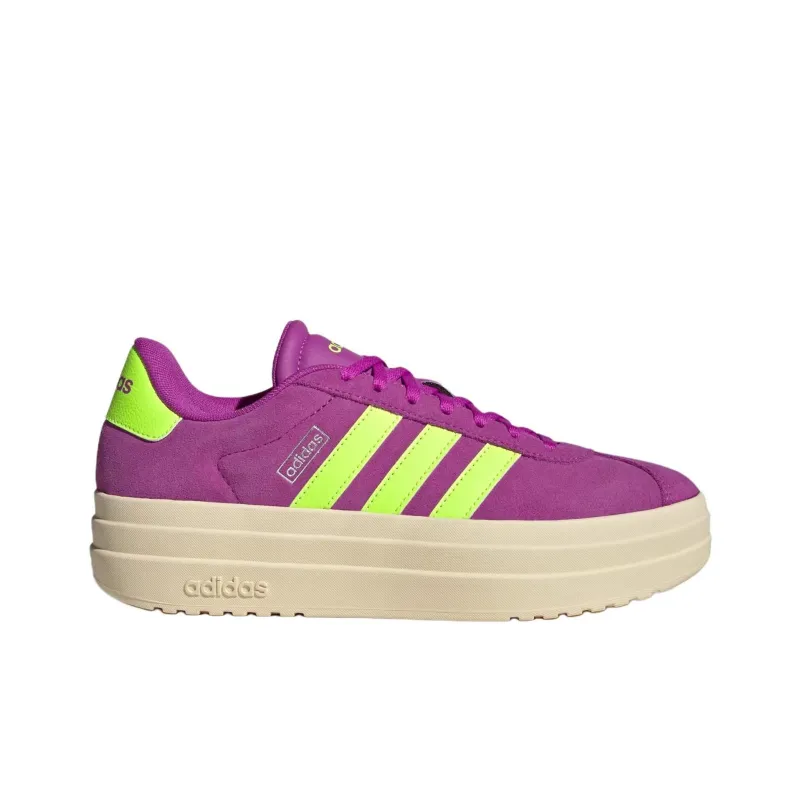 Adidas Vl Court Anti-Slip Wear-Resistant Low-Top Skateboard Shoes Women's Purple-1