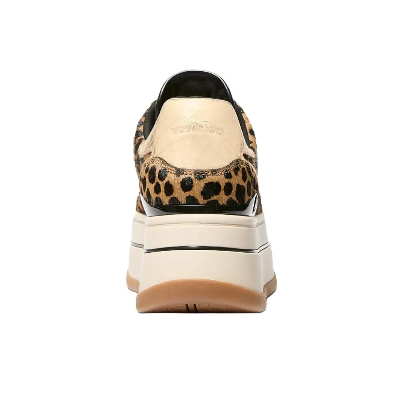 MICHAEL KORS Hayes Low-Top Casual Shoes Women's Brown/Black Color-3