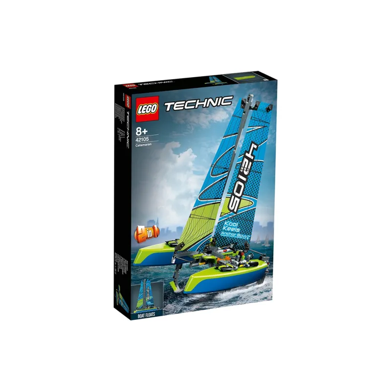 LEGO Technology Mechanical Set Floating Double Hull Boat Building Blocks 42105-3