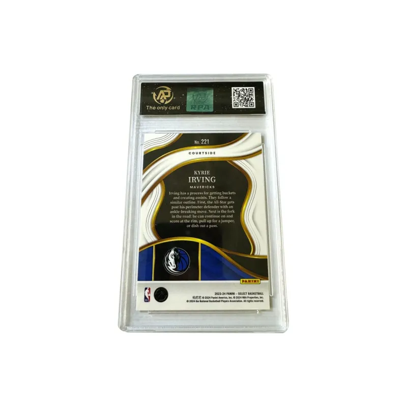 PANINI Kyrie Irving Mavericks Select Level 3 Large Scale Blue Parallel Star Card Graded Cards 1 Pc-1