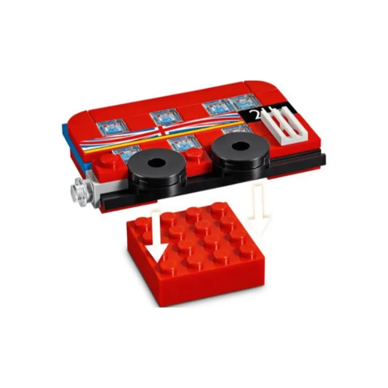 LEGO London Bus Magnet Build Building Blocks 853914-3