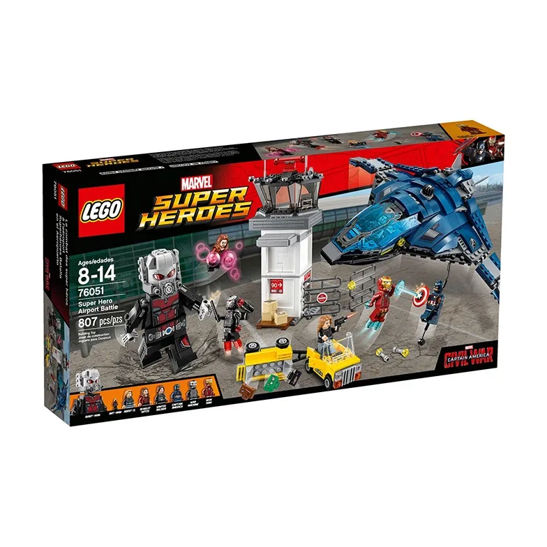 LEGO Super Hero Collection Marvel The Avengers Airport Battle Building Blocks 76051-4