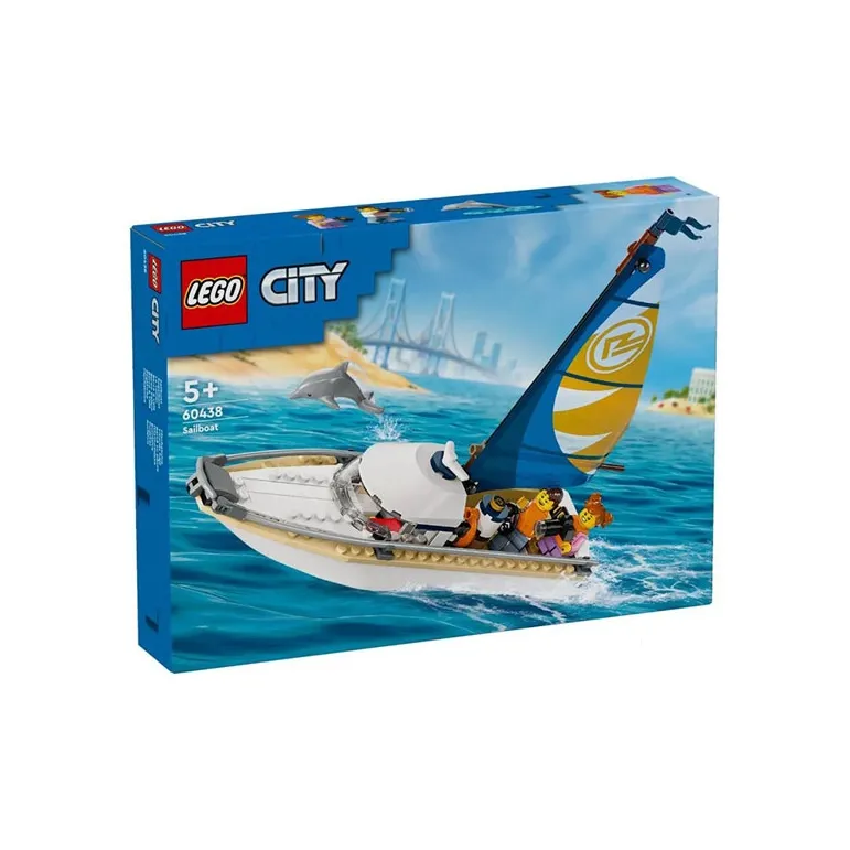 LEGO City Collection Sailboat Journey Building Blocks 102pcs 60438-1
