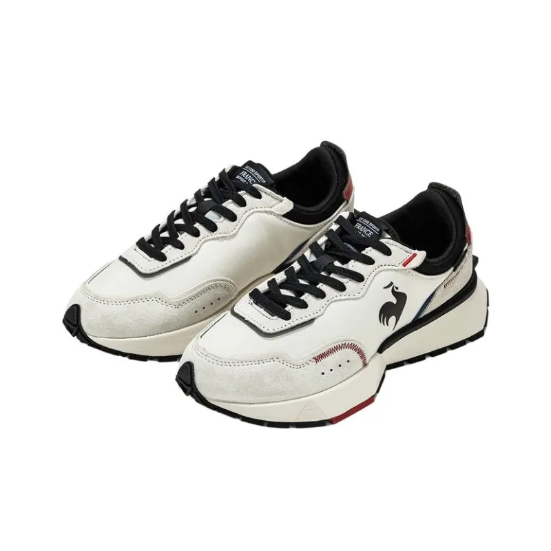 Le Coq Sportif Slip Resistant Low Top Casual Shoes Unisex Ecru-2