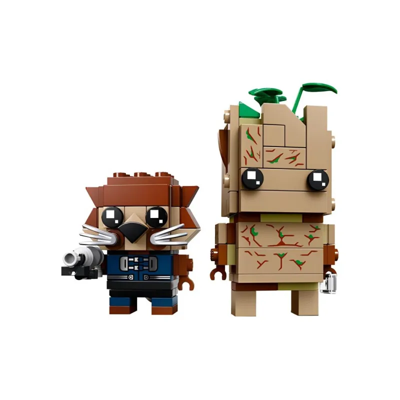 LEGO Brickheadz Groot Rocket Raccoon Guardians Of The Galaxy Building Blocks 189 41626-1