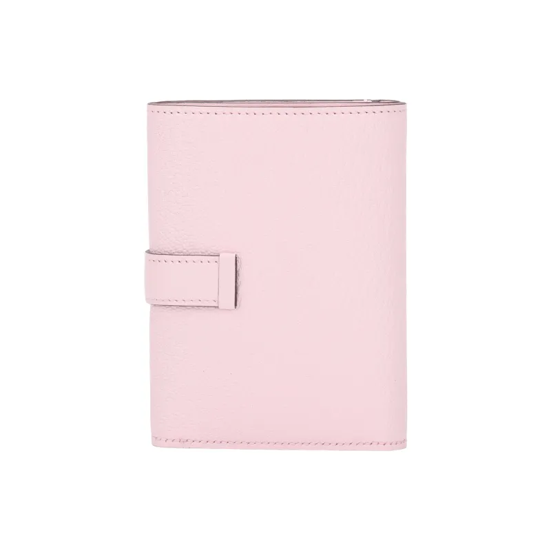 HERMES Bearn Mysore Goat Skin Wallet Women's M7Rose Darling Love Pink-3