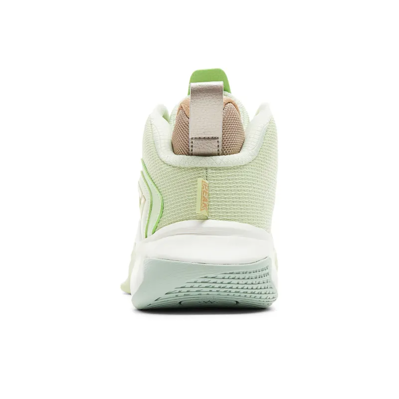 PEAK Cushioning Rebound Height Increasing Abrasion Resistant Slip Resistant Low Top Basketball Shoes Men's Tea Green-4
