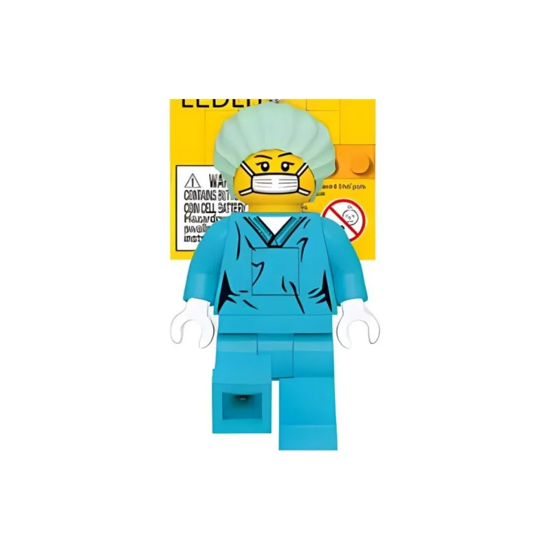 LEGO Surgeon Glow Keychain Building Blocks 1 KE178-3