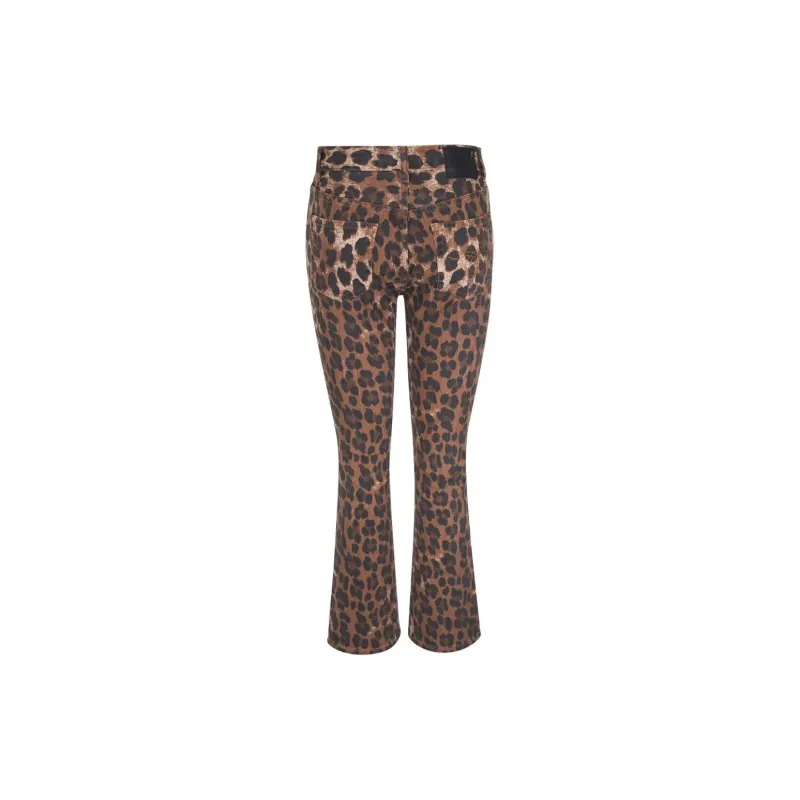 R13 Leopard print Jeans-1