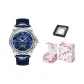 Blue Leather Natural Blue Men's Festival Box