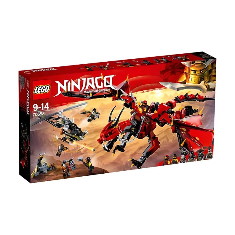 LEGO Phantom Ninja Collection Flame Shadow Shenron Building Blocks 601 1000pcs 70653-2