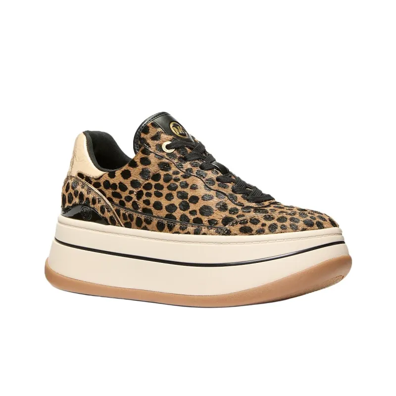 MICHAEL KORS Hayes Low-Top Casual Shoes Women's Brown/Black Color-2
