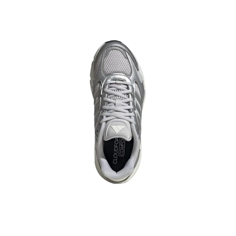 Adidas CRAZYCHAOS 2000 Anti Slip Wear Resistant Low Top Casual Shoes Women's Silver Gray-4